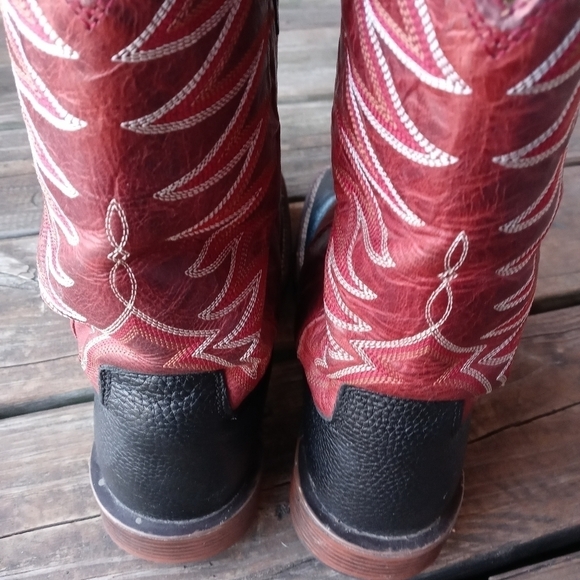 NOBLE OUTFITTERS Men's Operator Loader Square Toe Western Boots black le… - Picture 6 of 10